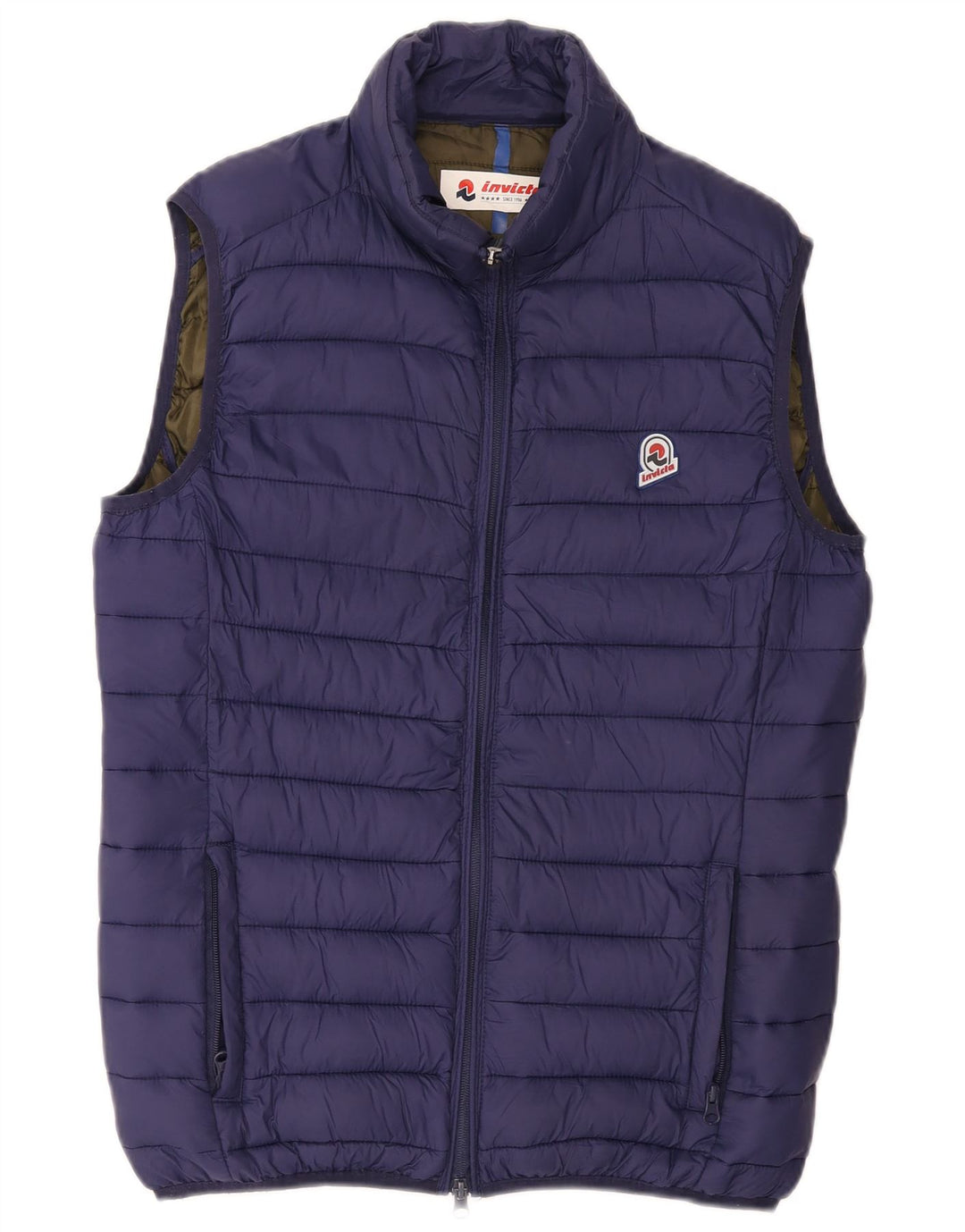 Invicta Mens Padded Gilet UK 38 Medium Navy Blue Poliamid