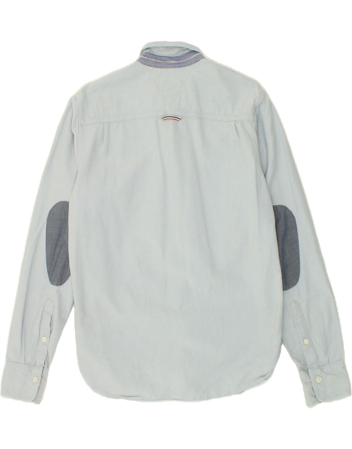 TOMMY HILFIGER Mens Shirt Medium Blue Cotton Vintage Tommy Hilfiger and Second-Hand Tommy Hilfiger from Messina Hembry 
