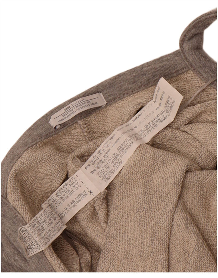 Zara ženski kombinezon bez rukava UK 10 Mali sivi pamuk