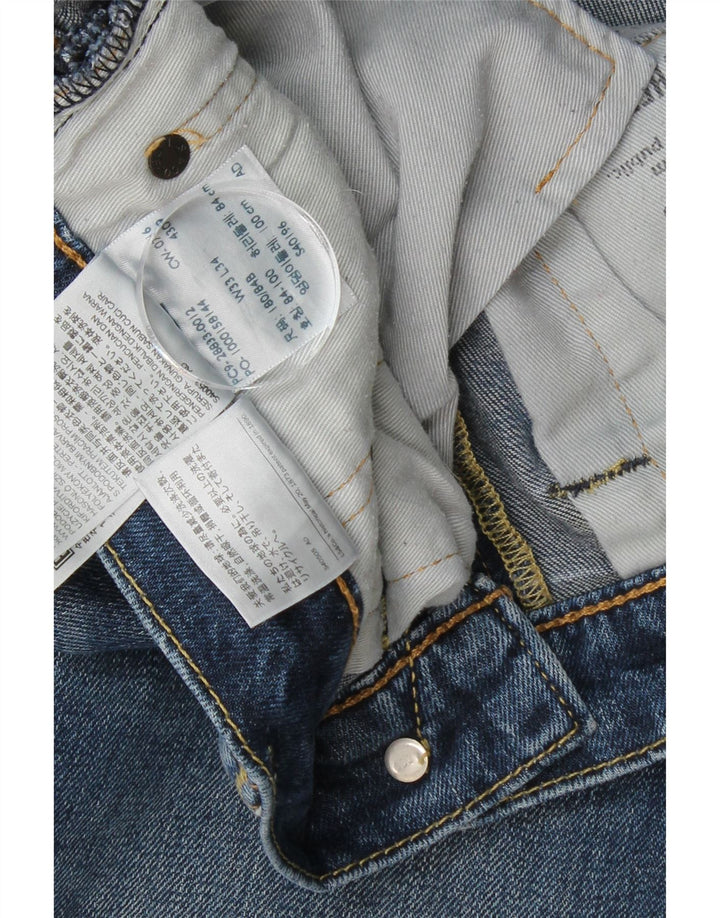 LEVI'S Mens Slim Jeans W33 L34 Blue Cotton Vintage Levi's and Second-Hand Levi's from Messina Hembry 