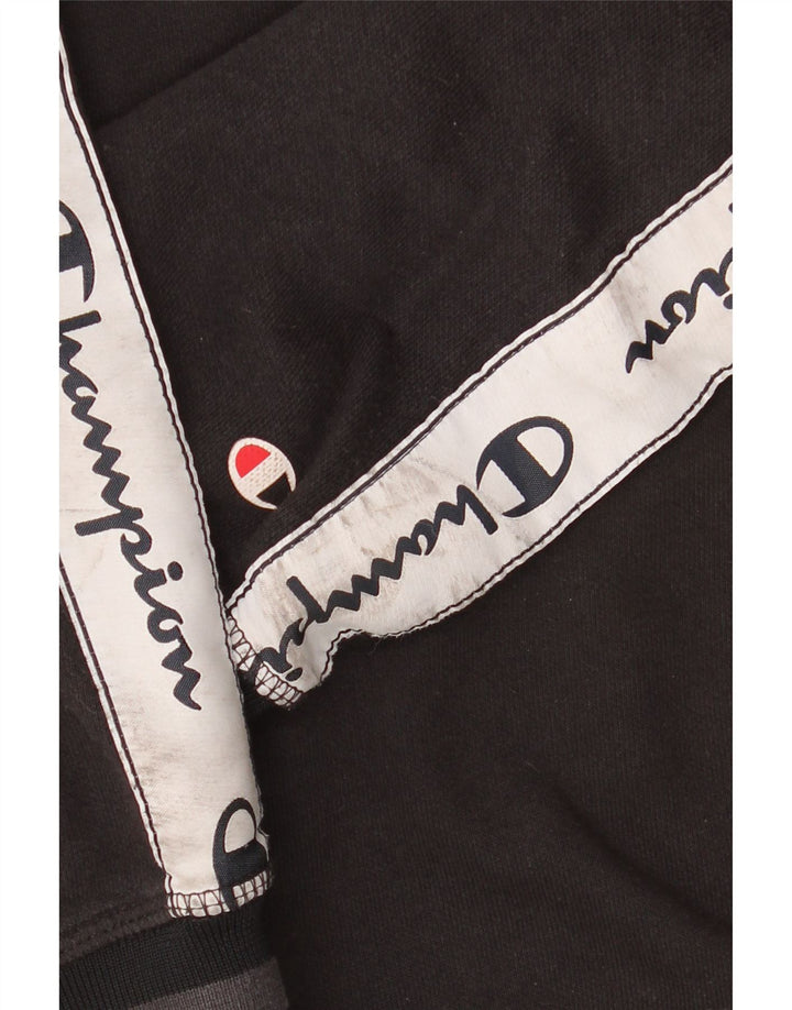 Champion muška trenirka s grafičkim motivima, veliki pamuk u crnoj boji