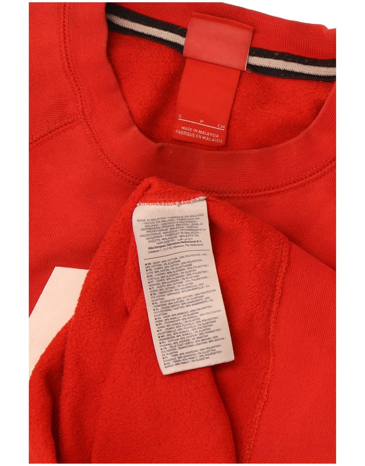 Mali crveni pamučni džemperi Nike Graphic Sweatshirt