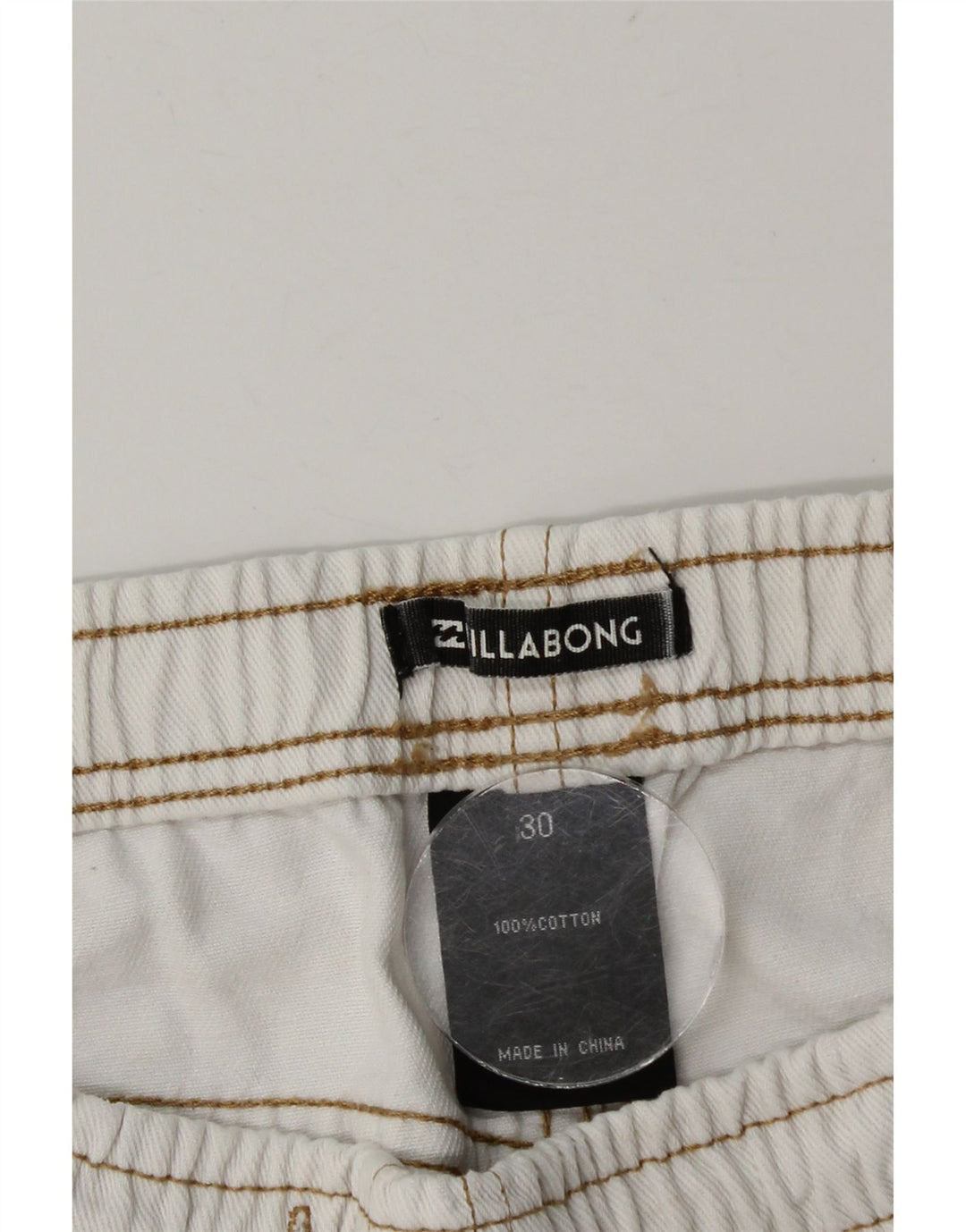 Billabong ženske kratke hlače od trapera, W30, srednji bijeli pamuk