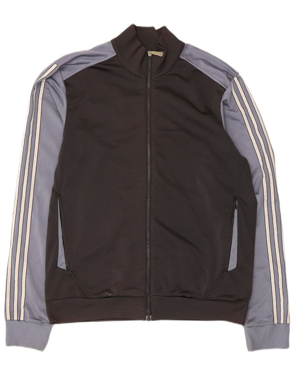 Adidas muška gornja jakna za trenirku UK 40/42 srednje crne boje