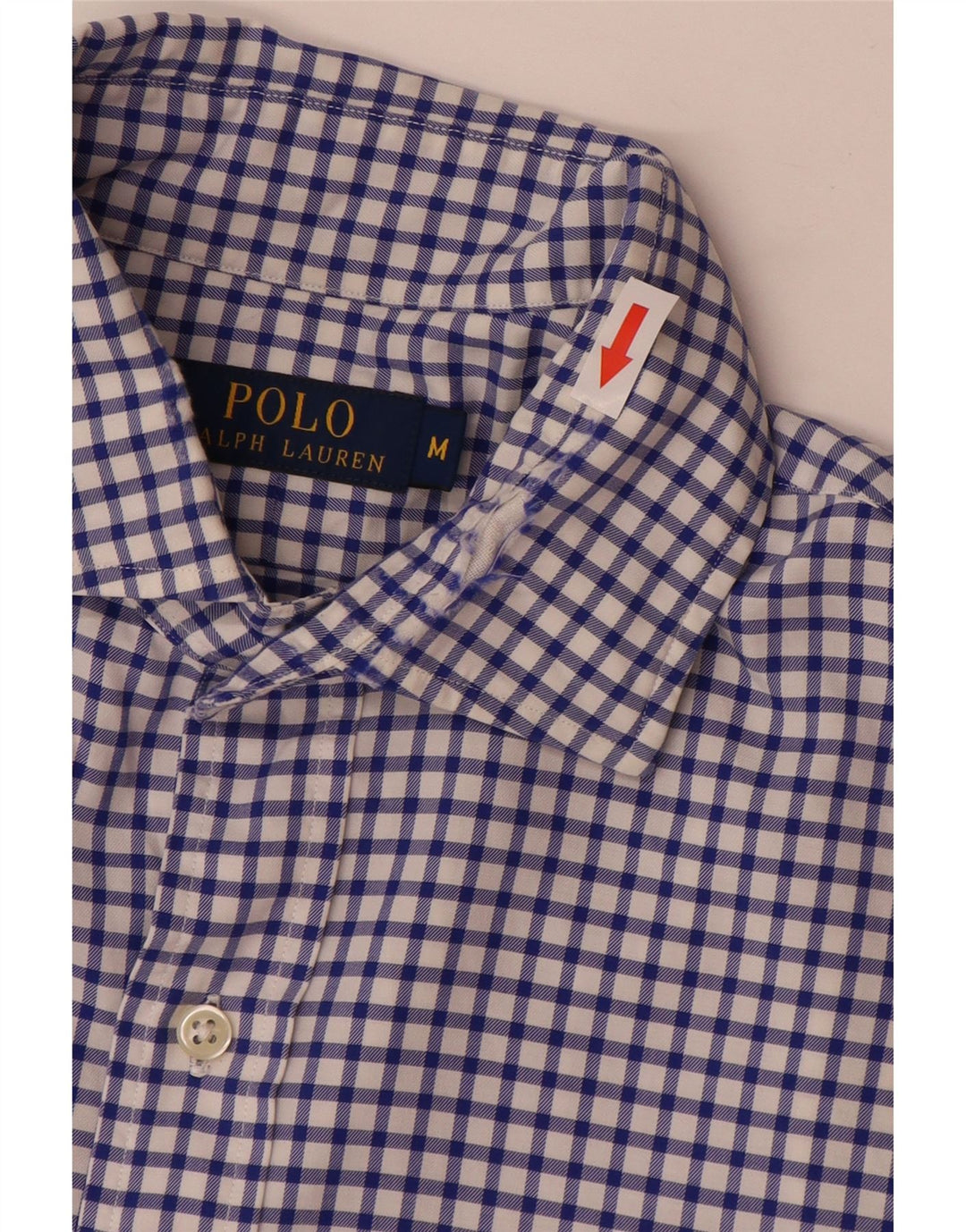 Polo Ralph Lauren muška košulja Srednje plavi pamuk od ginghama