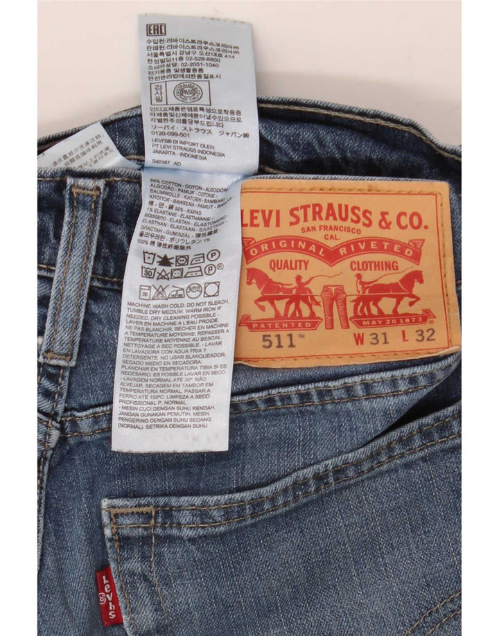 Levi's muške 511 uske traperice W31 L32 plavi pamuk