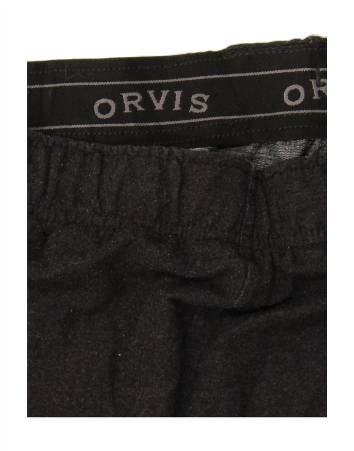ORVIS Mens Tracksuit Trousers XL Black Rayon Vintage Orvis and Second-Hand Orvis from Messina Hembry 