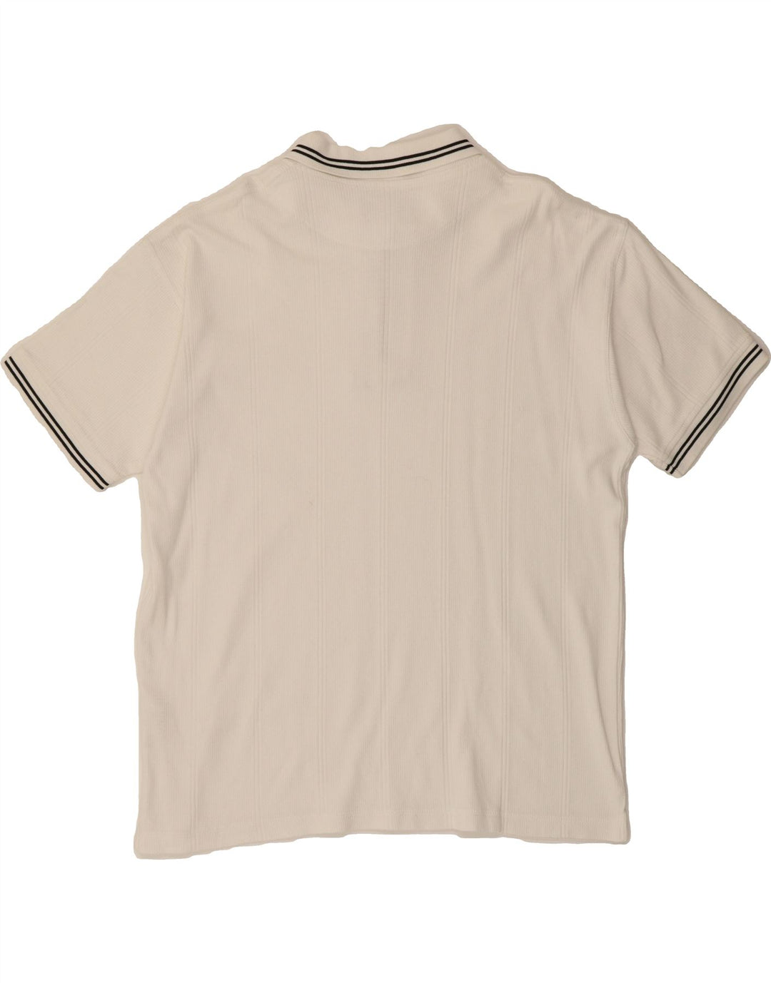 COTTON REPUBLIC Mens Polo Shirt Large White Cotton Vintage Cotton Republic and Second-Hand Cotton Republic from Messina Hembry 