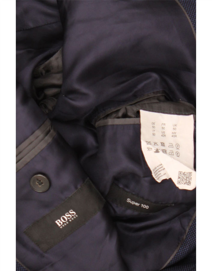 HUGO BOSS Muška jakna sa 2 gumba IT 50 Large tamnoplava