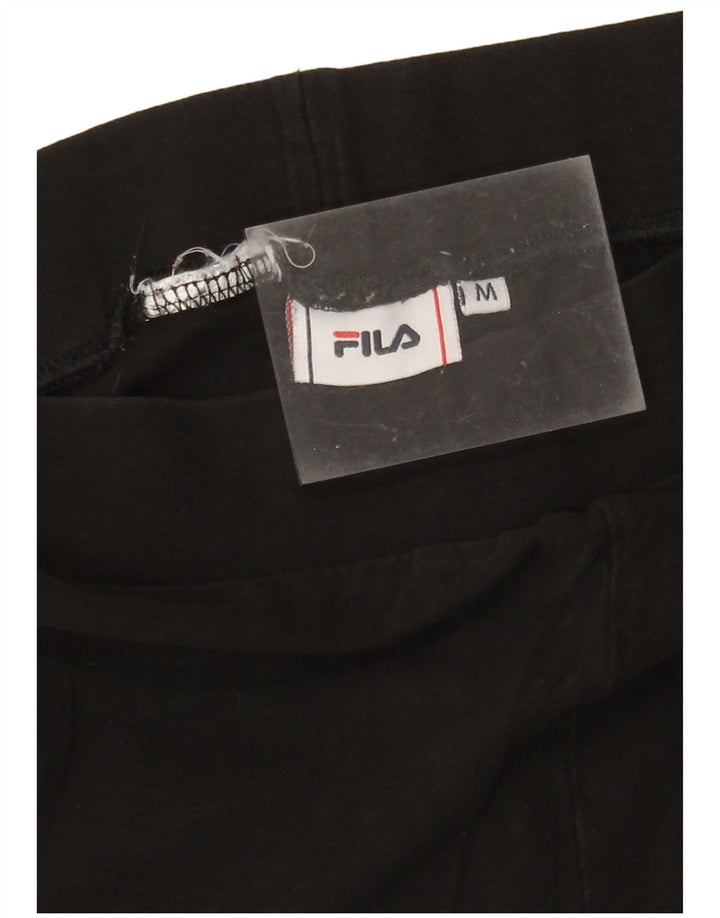 FILA ženske grafičke tajice UK 14 srednje crne