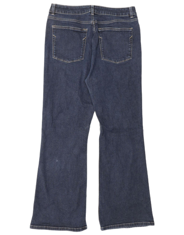 MINT VELVET Ženske bootcut traperice UK 14 srednje W30 L28 tamnoplavi pamuk