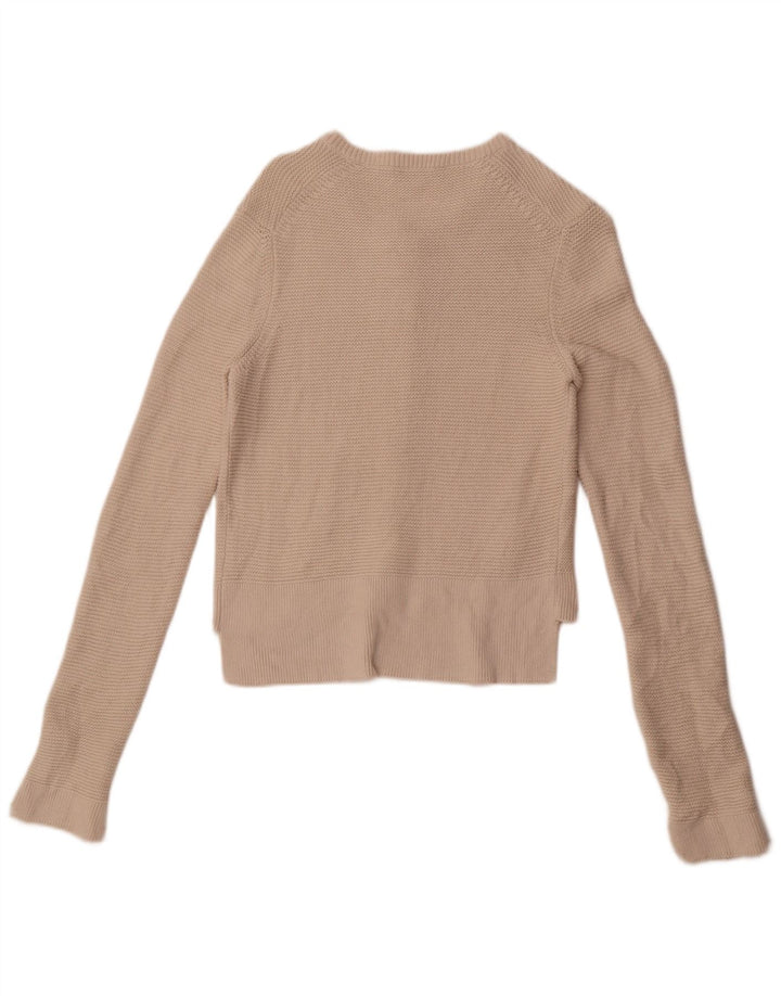 Zara ženski kardigan pulover UK 12 Srednje bijeli