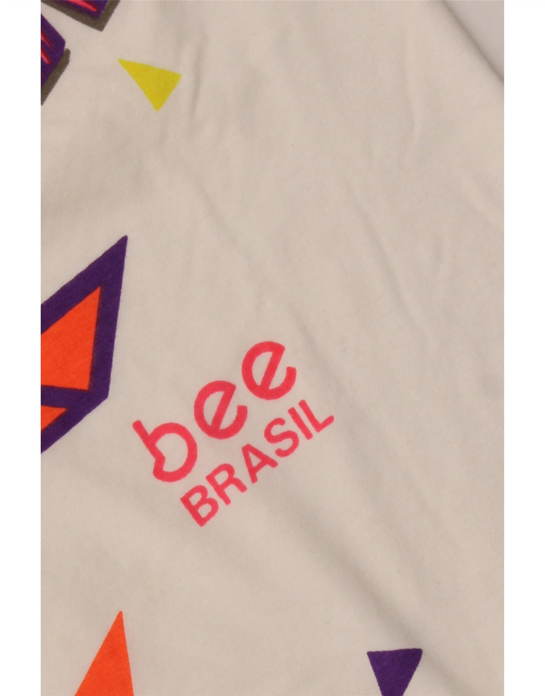 Vintage muška majica s grafičkim motivima srednje bijele cvjetne boje