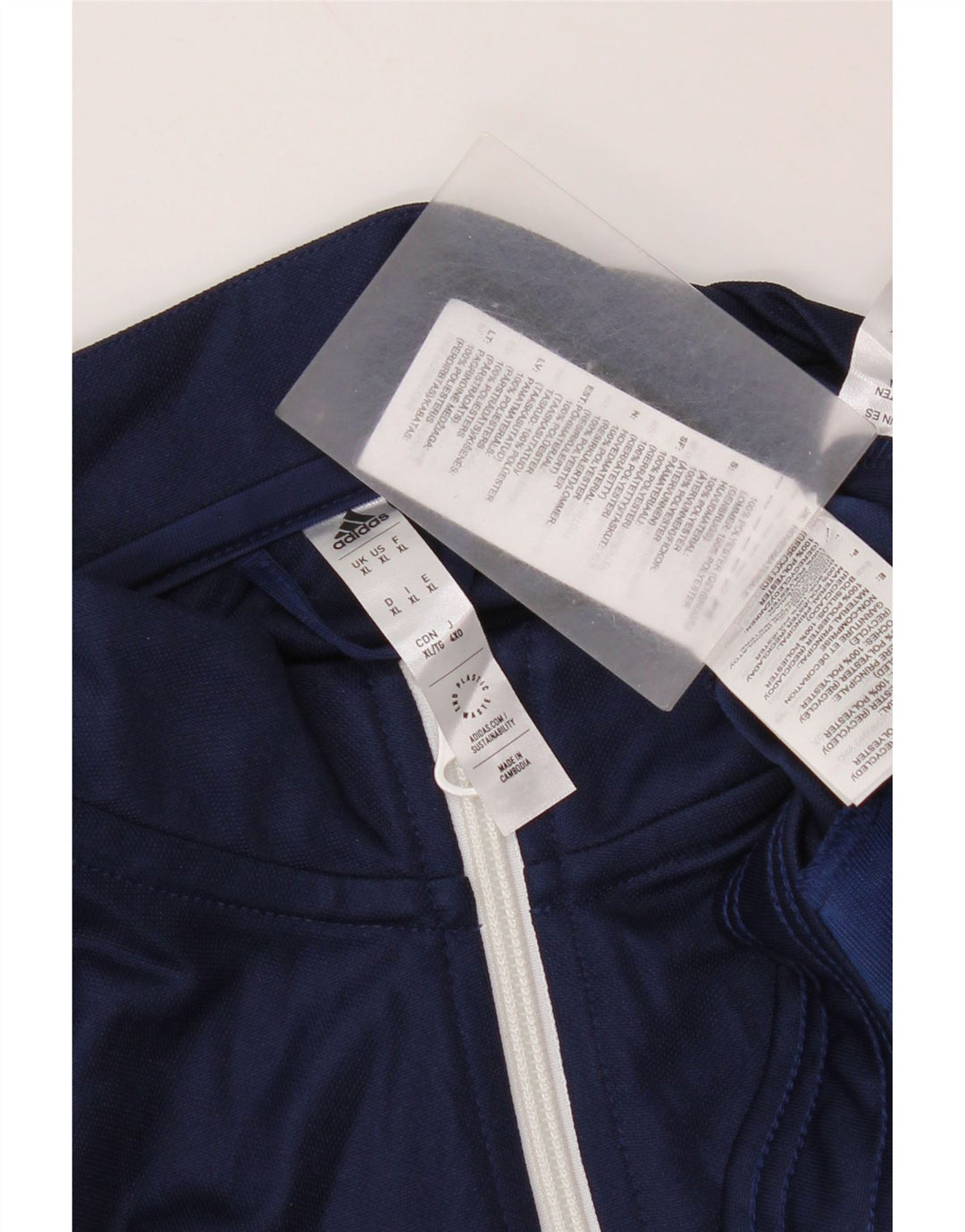 Adidas muška trenirka Aeroready gornja jakna XL tamnoplavi poliester