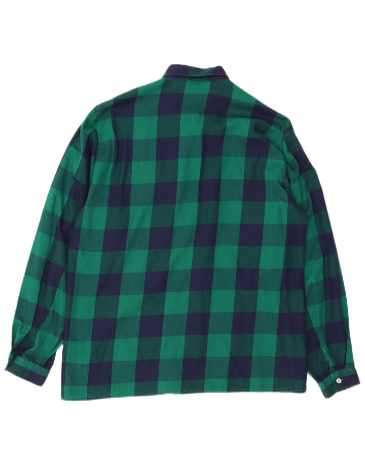 CACHAREL Ženska košulja UK 16 Large Green Gingham