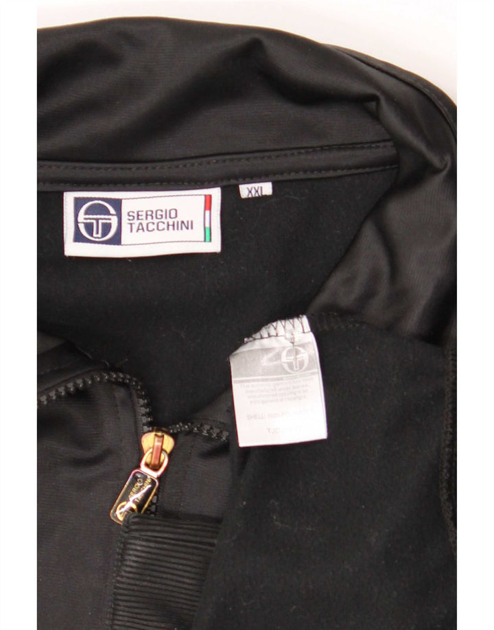 Sergio Tacchini muška gornja jakna od trenirke 2XL crni poliester