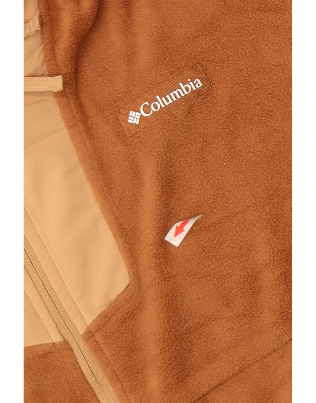Columbia muški džemper od flisa s patentnim izrezom srednje smeđe boje od poliestera