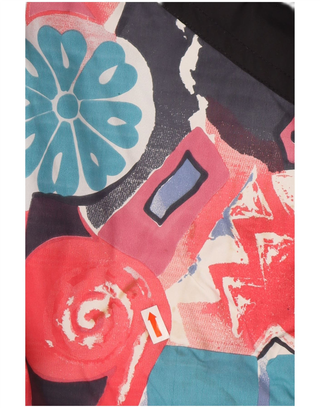 MAIER muški preveliki pulover vjetrovka jakna UK 6 XS crna cvjetna