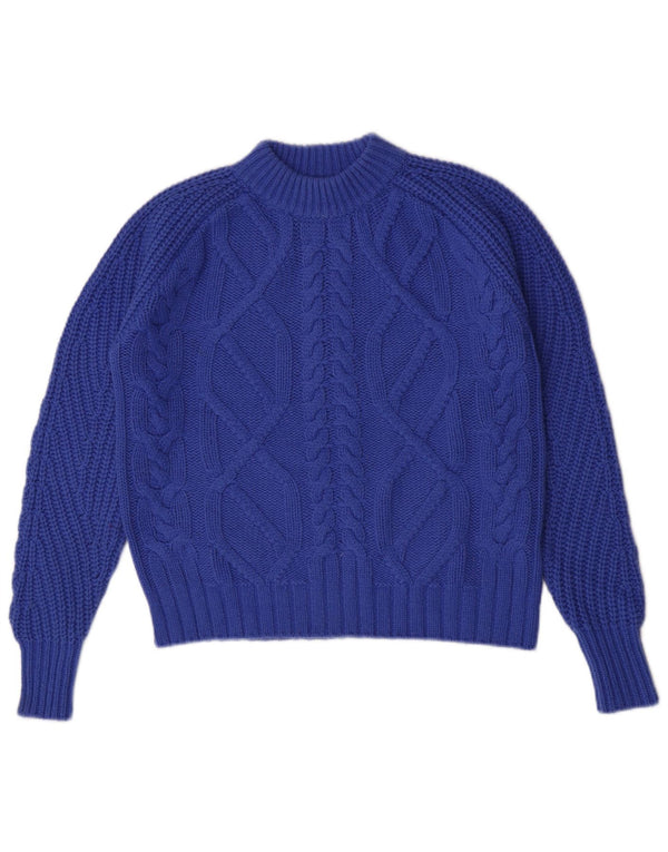 Marks & Spencer ženski džemper s kornjačičastim ovratnikom UK 8 Small Blue