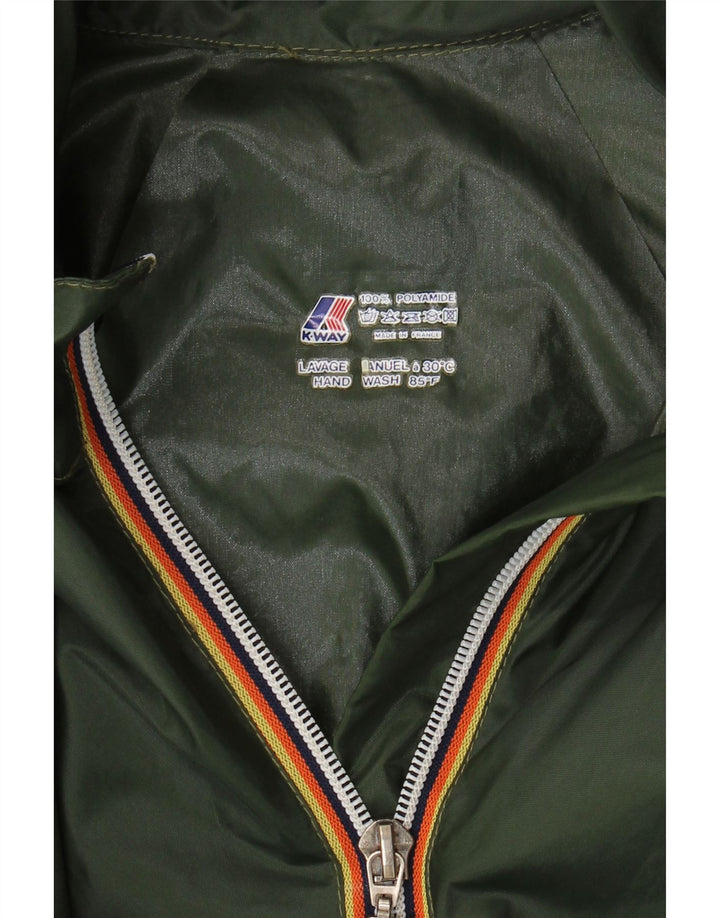 K-Way ženska kišna jakna s kapuljačom UK 16 Large kaki poliamid