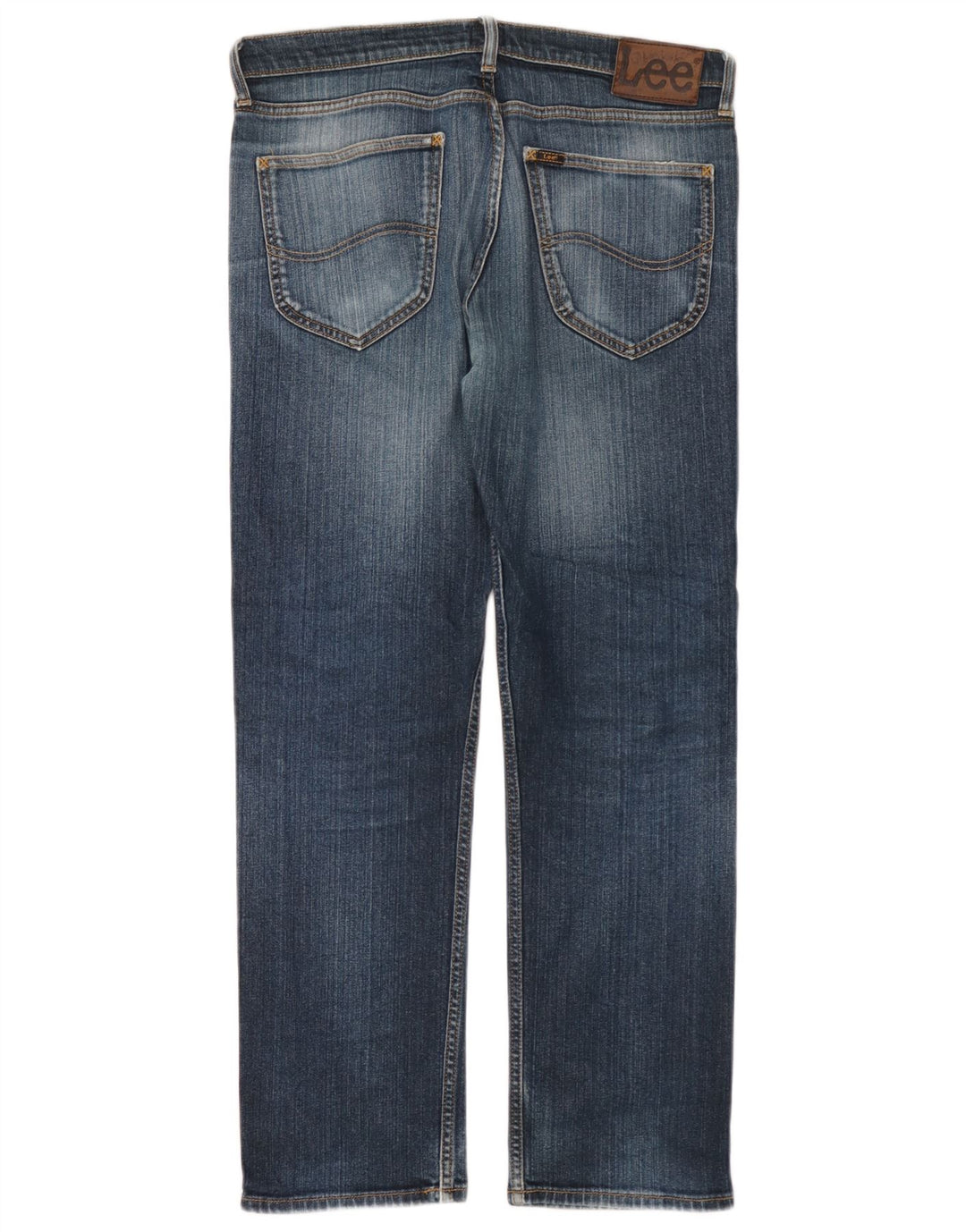 Lee Mens Blake Straight Jeans W33 L32 Plavi pamuk