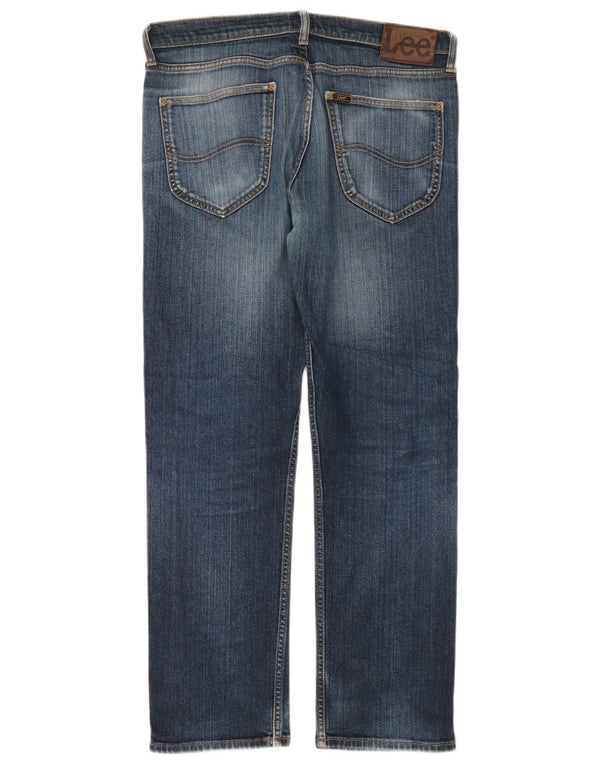 Lee Mens Blake Straight Jeans W33 L32 Plavi pamuk
