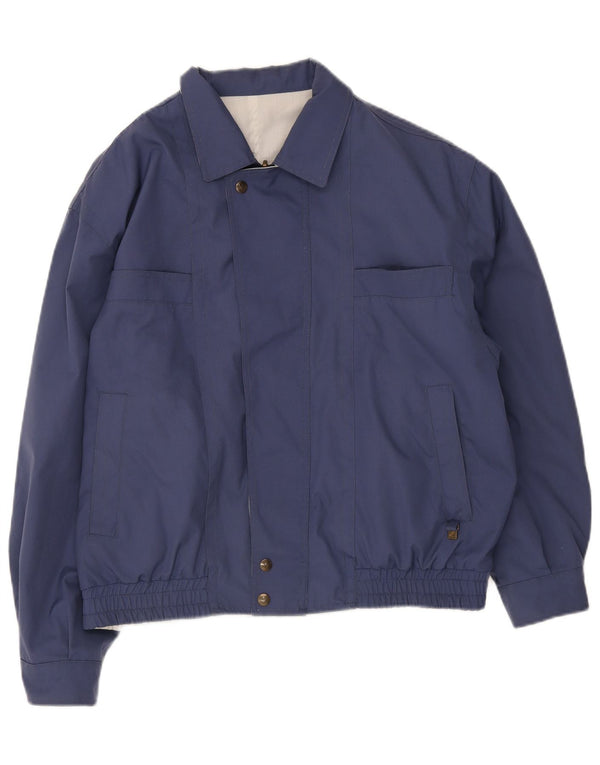 Vintage muška bomber jakna UK 38 srednje tamnoplava