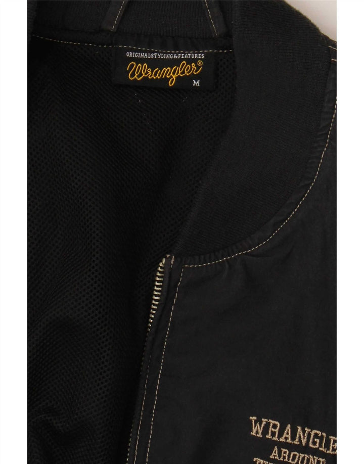 Muška bomber jakna Wrangler UK 38 srednje crna