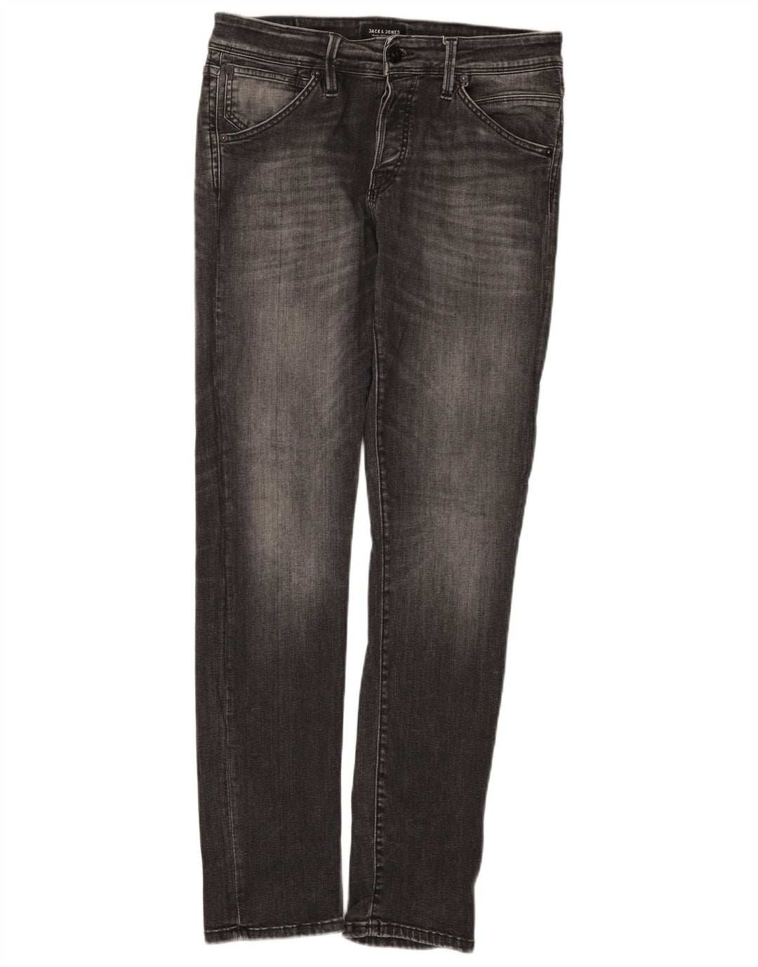 Jack & Jones Muške uske traperice W31 L32 Sivi pamuk