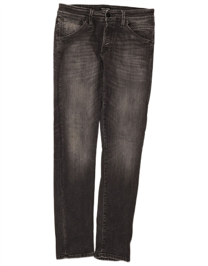 Jack & Jones Muške uske traperice W31 L32 Sivi pamuk