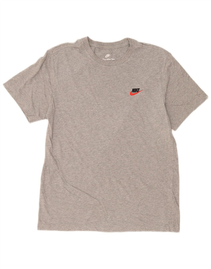 Nike Mens The Tee T-Shirt Top srednje sivi pamuk