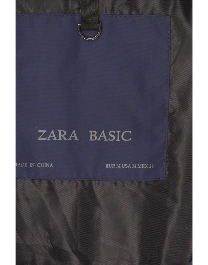 Zara ženska podstavljena jakna UK 12 Medium tamnoplavi poliester