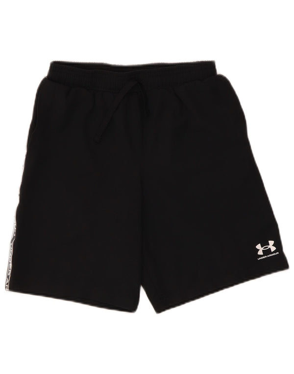 Under Armour Boys Heat Gear grafičke sportske kratke hlače 9-10 godina srednje crne