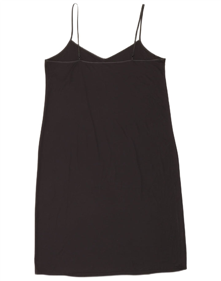 Marks & Spencer ženska slip haljina UK 18 XL crni poliester
