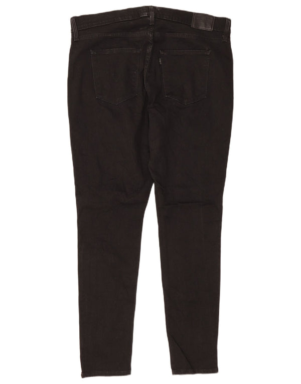 Levi's ženske uske traperice visokog struka 310 US 16 2XL W34 L30 crne