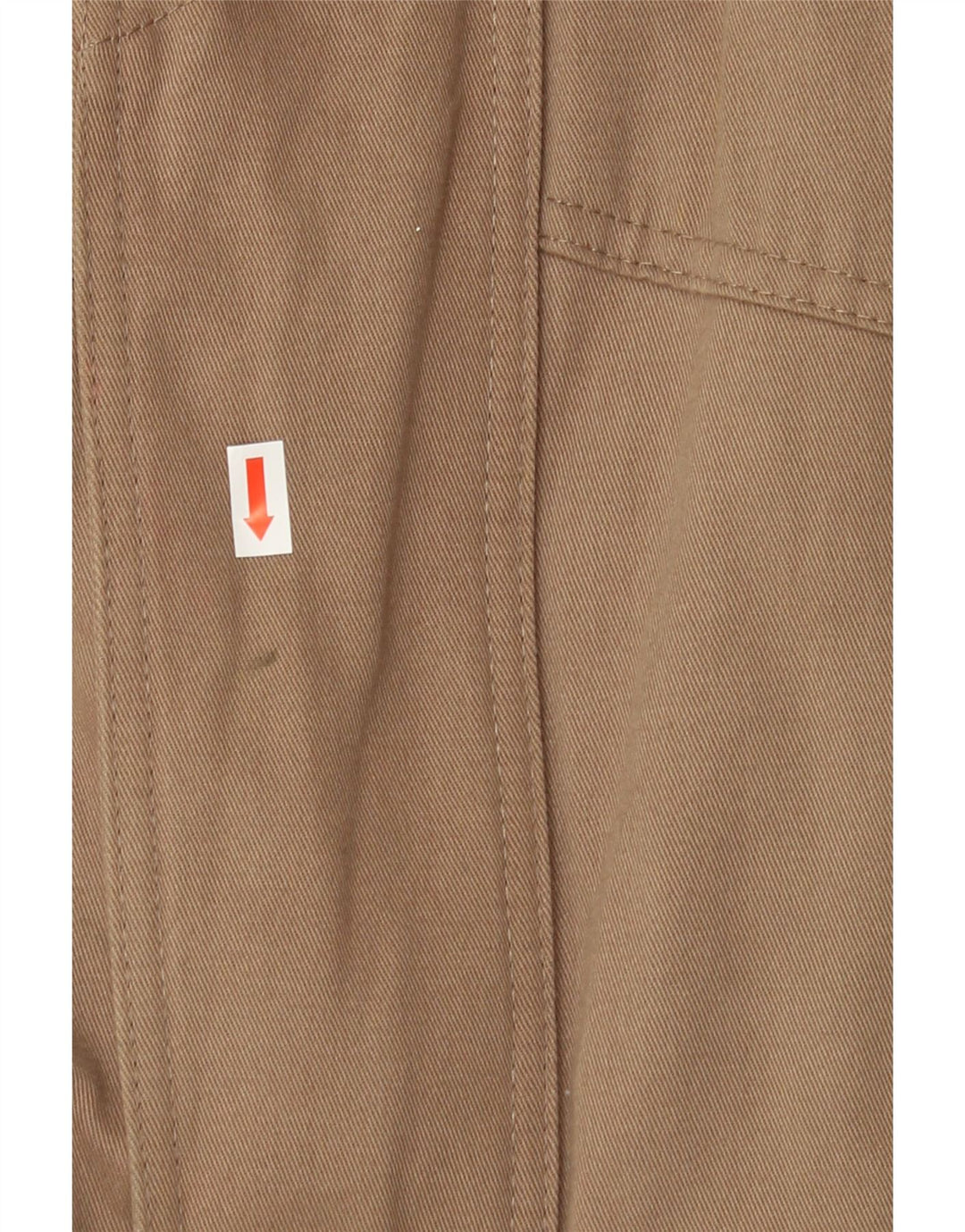 VINTAGE Mens Hooded Overcoat UK 38 Medium Beige Cotton Vintage Vintage and Second-Hand Vintage from Messina Hembry 