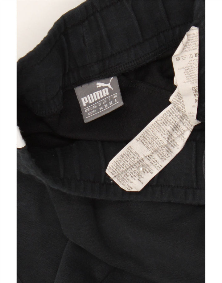 Puma ženske Capri trenirke hlače UK 8 male crne poliesterske