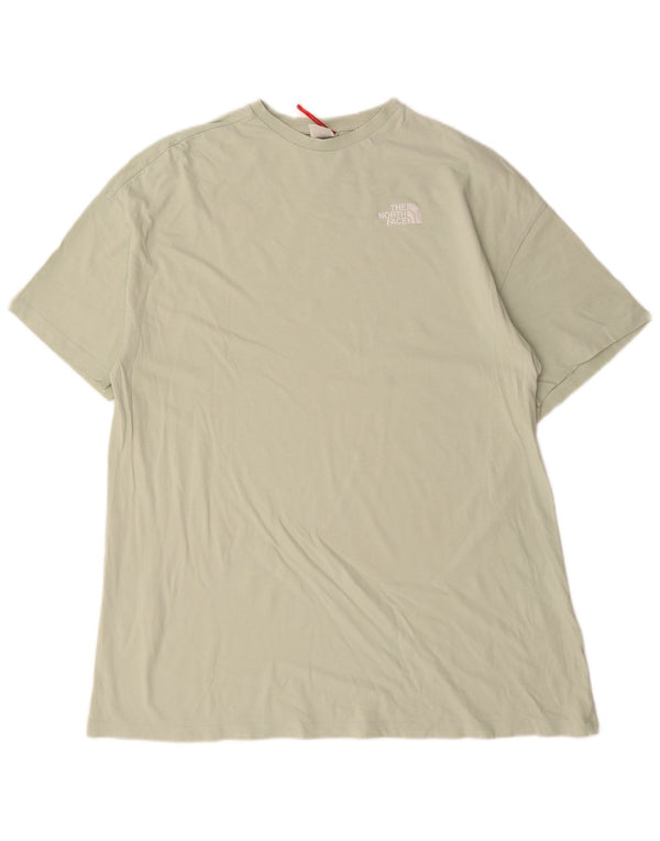 The North Face ženska velika majica kratkih rukava UK 14 Srednje zelena pamuk