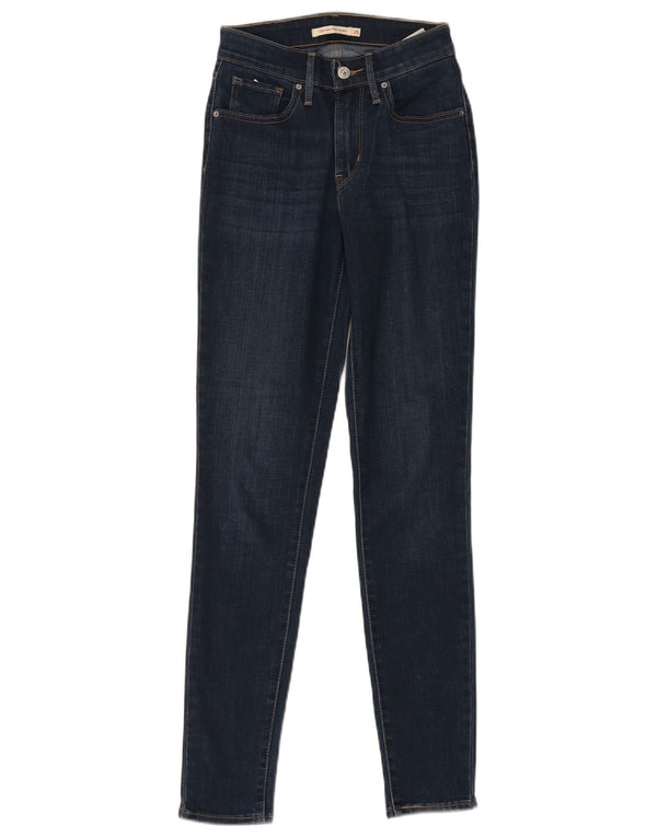 Levi's ženske uske traperice visokog struka 721 W25 L30 tamnoplavi pamuk