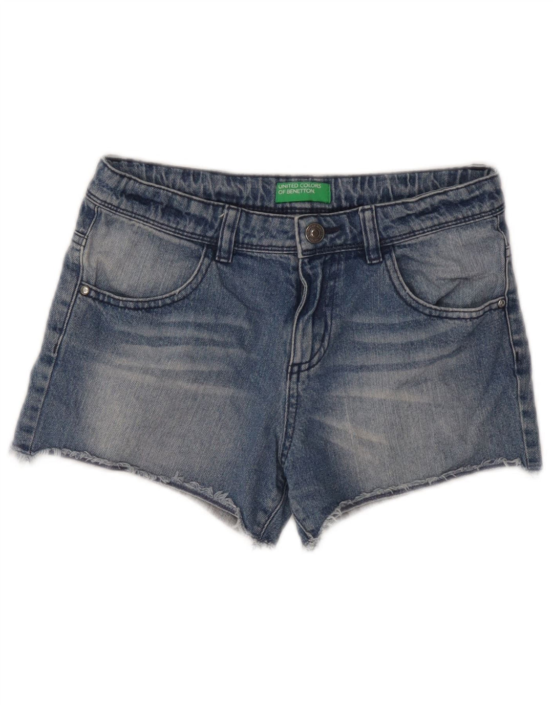 Benetton ženske traper kratke hlače W26 male plave