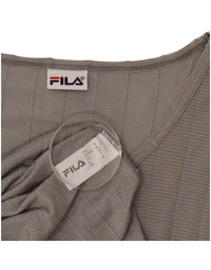 Fila muška majica kratkih rukava XL pamuk na sive pruge