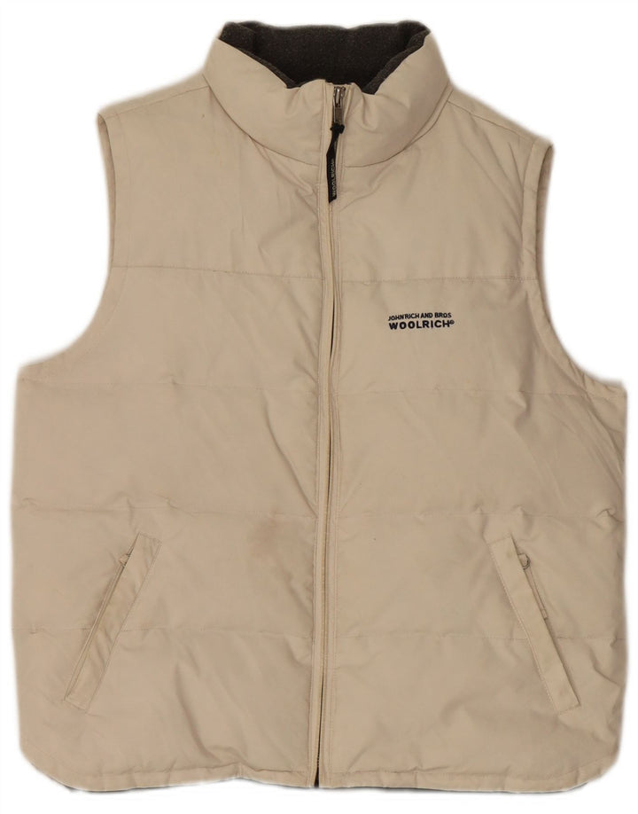 Woolrich muška podstavljena jakna UK 38 srednje bijele boje
