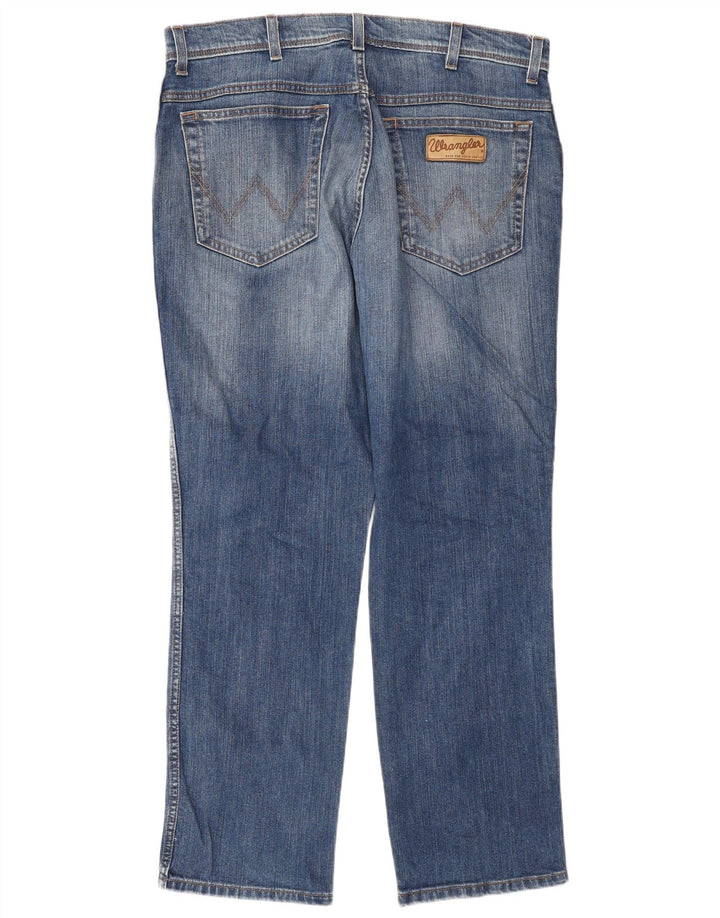 Wrangler muške ravne traperice W32 L30 plave