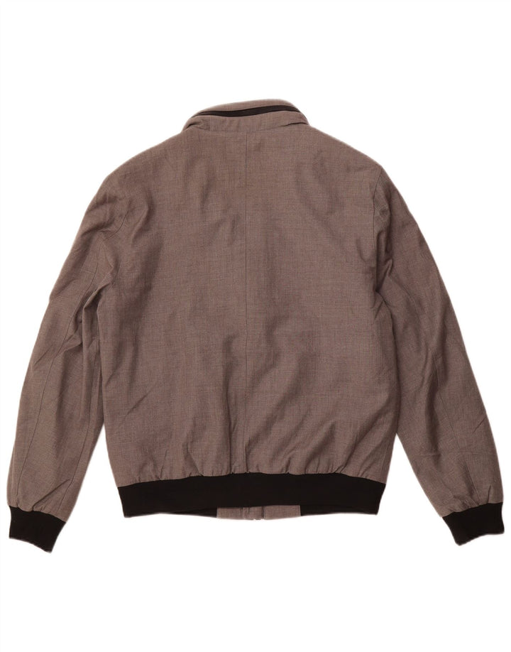 ZARA muška bomber jakna s kapuljačom UK 36 mali sivi poliester