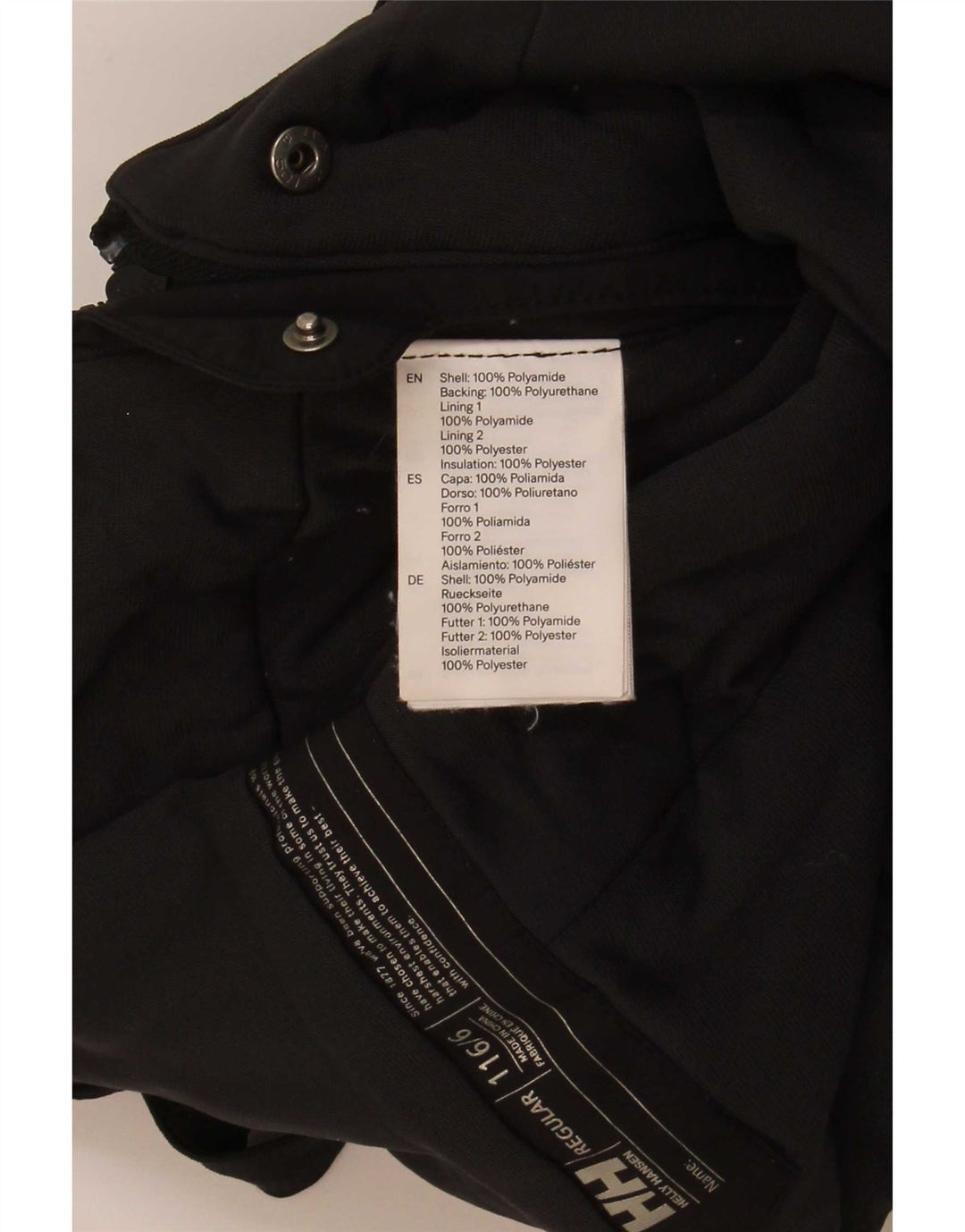 Helly Hansen Boys Graphic Dungarees skijaške hlače 5-6 godina crne poliamidne
