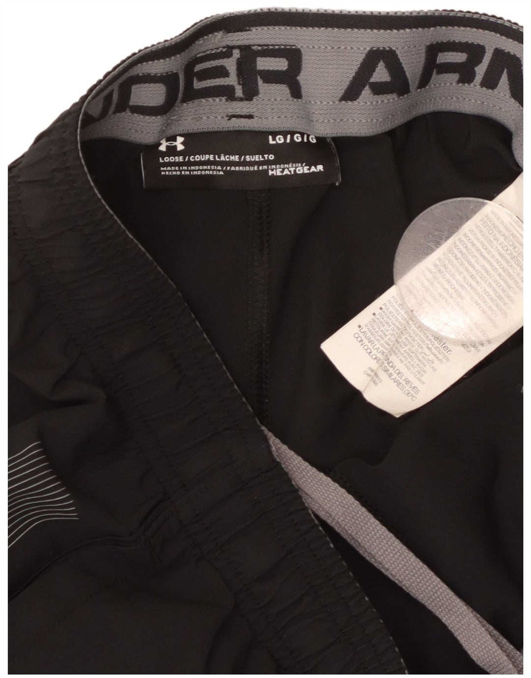 UNDER ARMOUR Muške sportske kratke hlače Heat Gear Graphic Veliki crni poliester