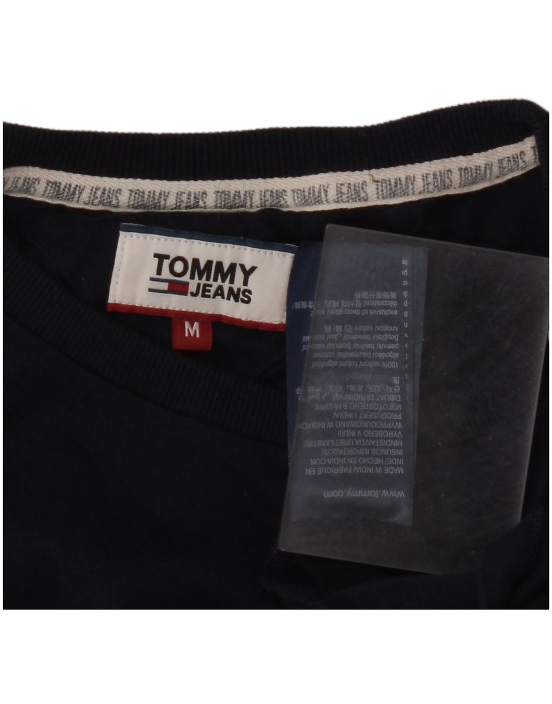 TOMMY HILFIGER Muška majica kratkih rukava Srednji tamnoplavi pamuk