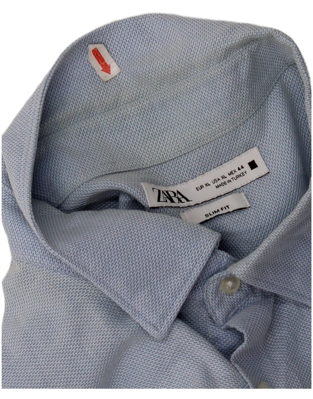 Zara muška uska košulja XL plava
