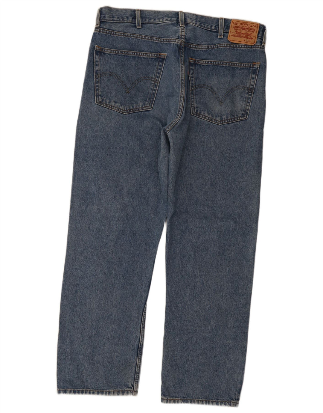 Levi's muške 505 ravne traperice regularnog kroja W38 L30 plavi pamuk