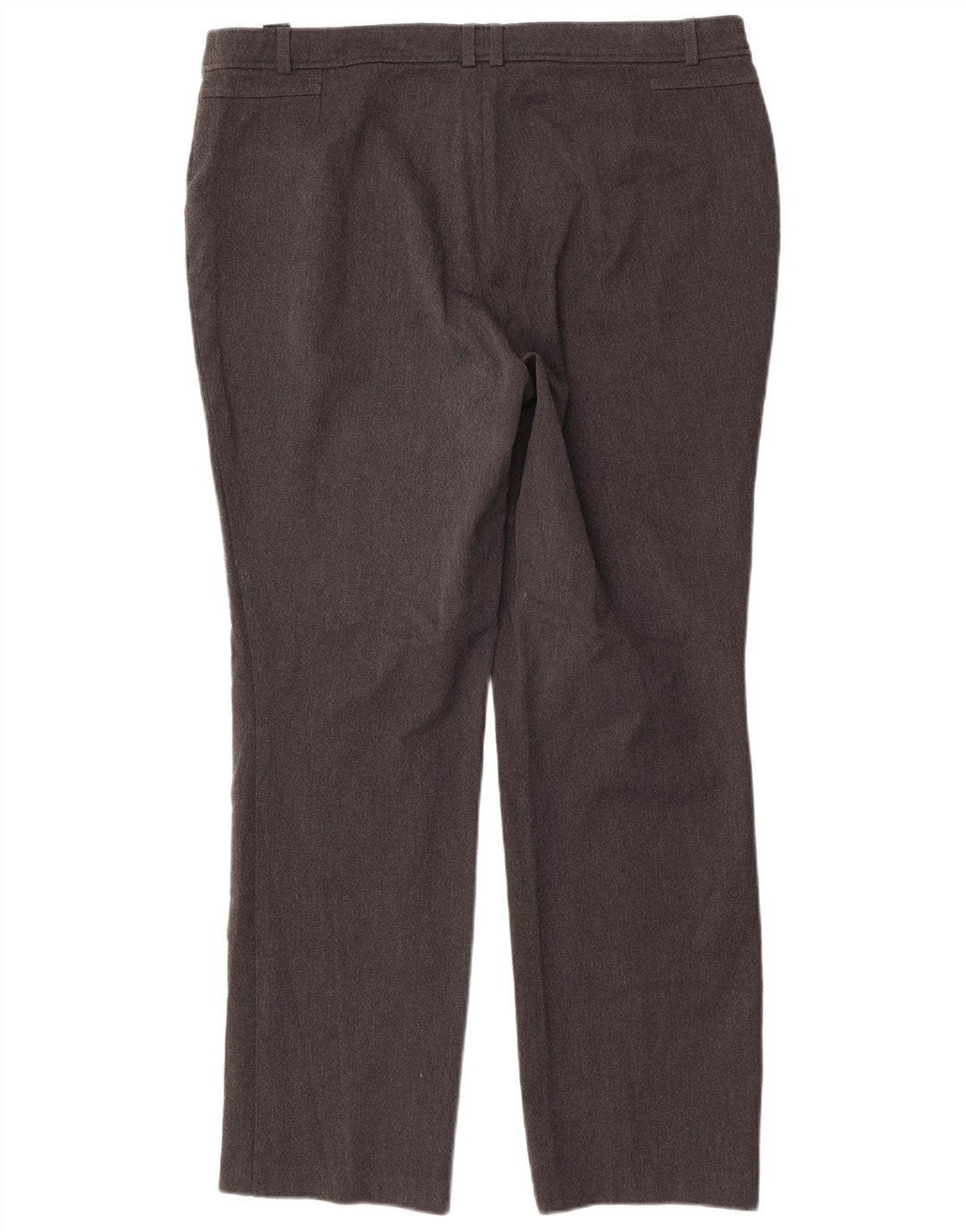 Marks & Spencer ženske ravne hlače UK 16 Large W36 L31 sivi poliester